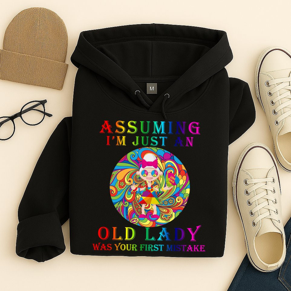 Funny Old Lady Hoodie