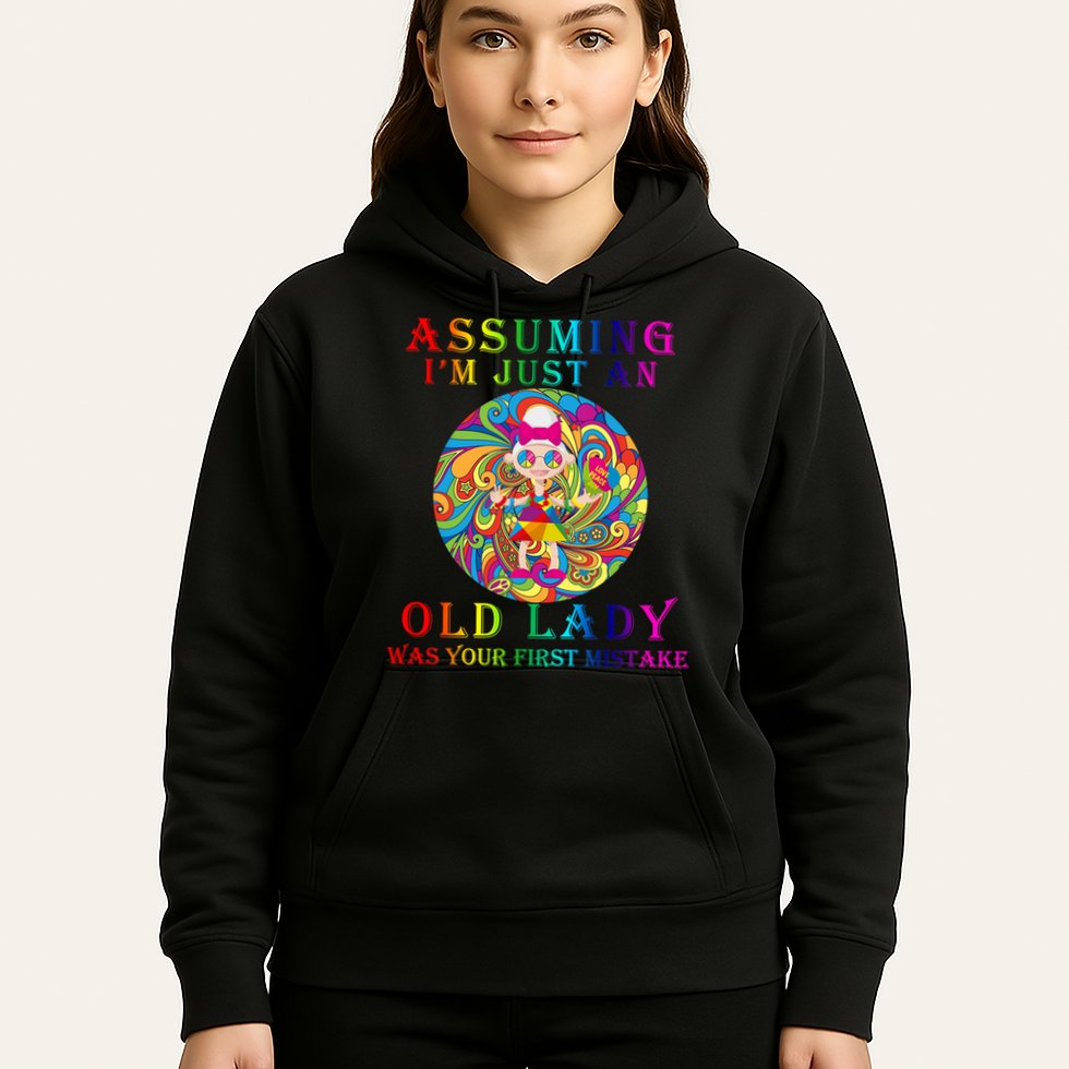 Funny Old Lady Hoodie