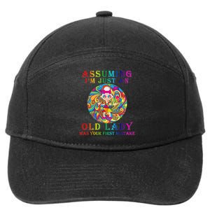 Funny Old Lady 7-Panel Snapback Hat