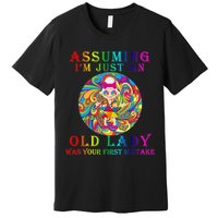 Funny Old Lady Premium T-Shirt