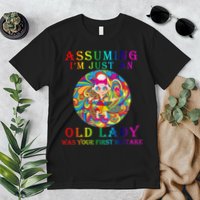 Funny Old Lady Premium T-Shirt