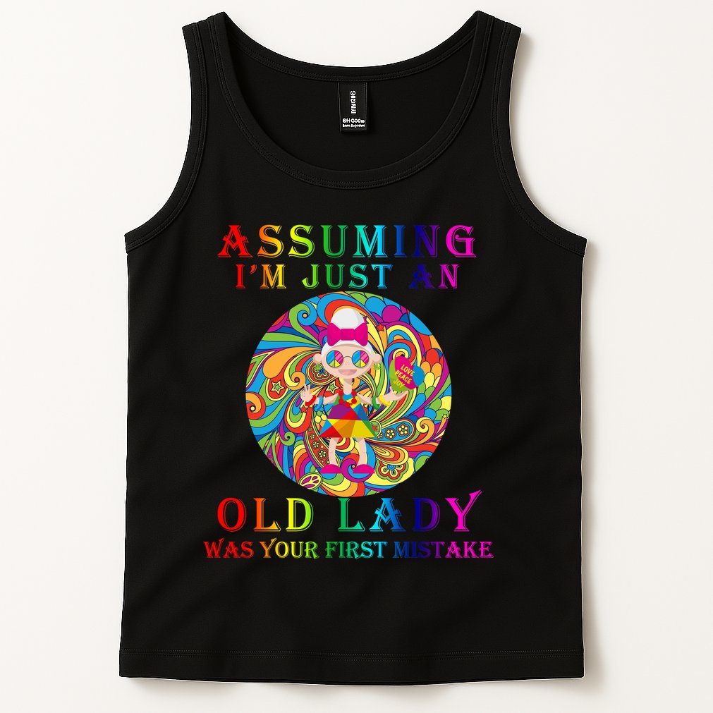 Funny Old Lady Tank Top