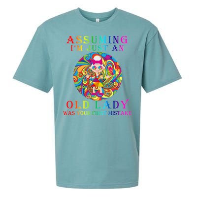 Funny Old Lady Sueded Cloud Jersey T-Shirt