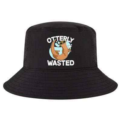 Funny Otterly Wasted Drunk Otter Cool Comfort Performance Bucket Hat