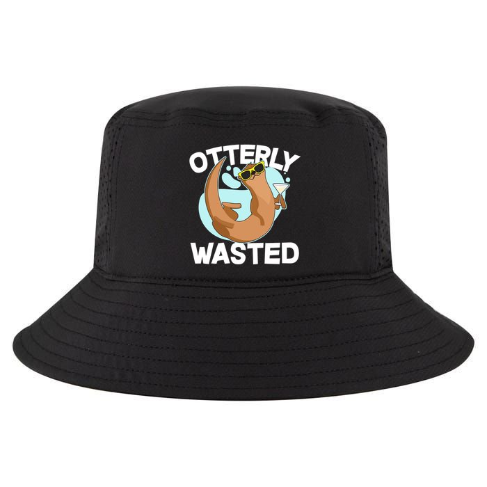 Funny Otterly Wasted Drunk Otter Cool Comfort Performance Bucket Hat