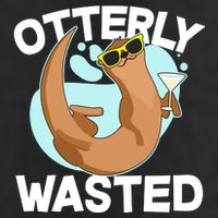 Funny Otterly Wasted Drunk Otter Cool Comfort Performance Bucket Hat