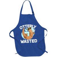 Funny Otterly Wasted Drunk Otter Apron