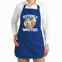 Funny Otterly Wasted Drunk Otter Apron