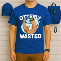 Funny Otterly Wasted Drunk Otter T-Shirt