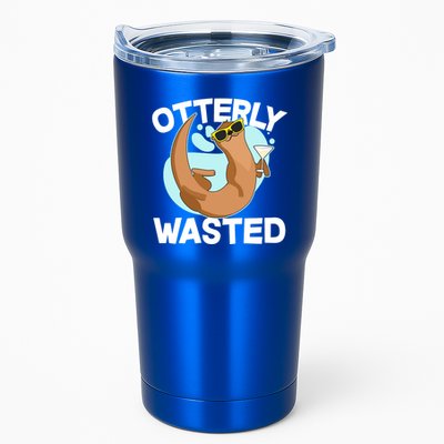 Funny Otterly Wasted Drunk Otter Tumbler
