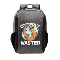 Funny Otterly Wasted Drunk Otter Vector Backpack