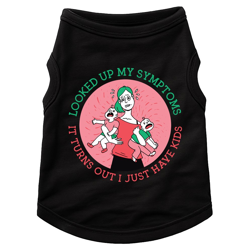 Funny Overwhelmed Mom Doggie Tank