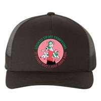 Funny Overwhelmed Mom Yupoong Adult 5-Panel Trucker Hat