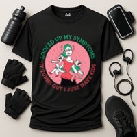 Funny Overwhelmed Mom Cooling Performance Crew T-Shirt
