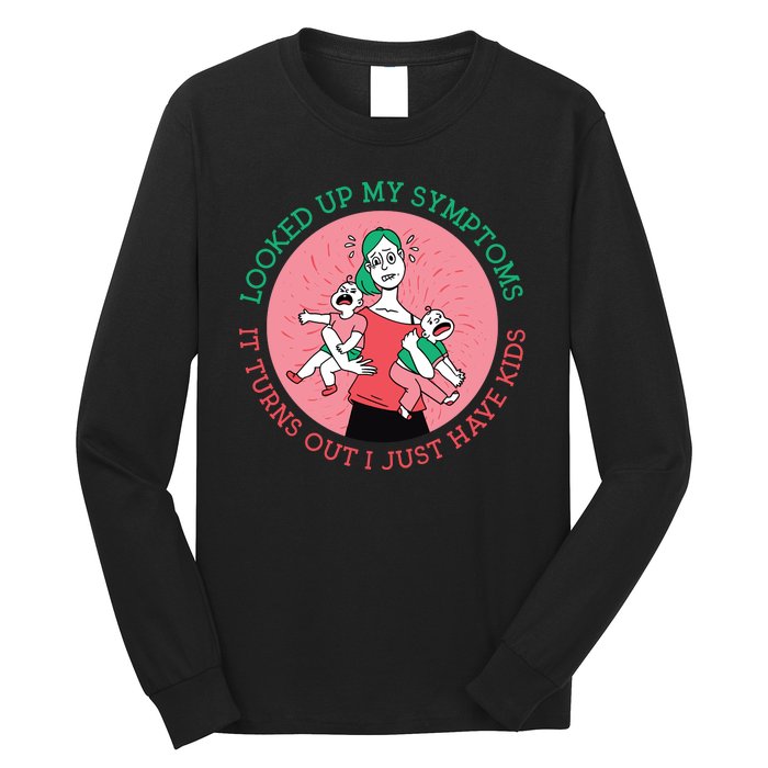 Funny Overwhelmed Mom Long Sleeve Shirt