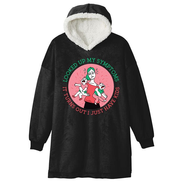 Funny Overwhelmed Mom Hooded Wearable Blanket