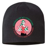 Funny Overwhelmed Mom Sustainable Beanie