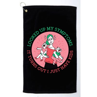 Funny Overwhelmed Mom Golf Towel
