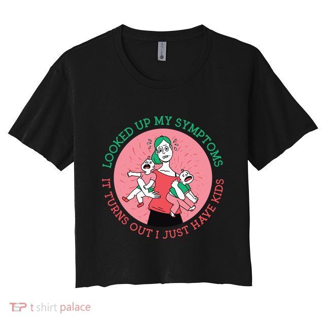 Funny Overwhelmed Mom Crop Top