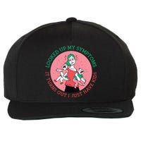 Funny Overwhelmed Mom Wool Snapback Cap