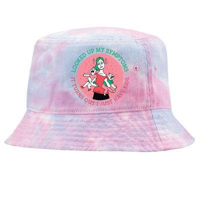 Funny Overwhelmed Mom Tie-Dyed Bucket Hat