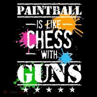 Funny Paintball Is Like Chess With Guns Tall T-Shirt