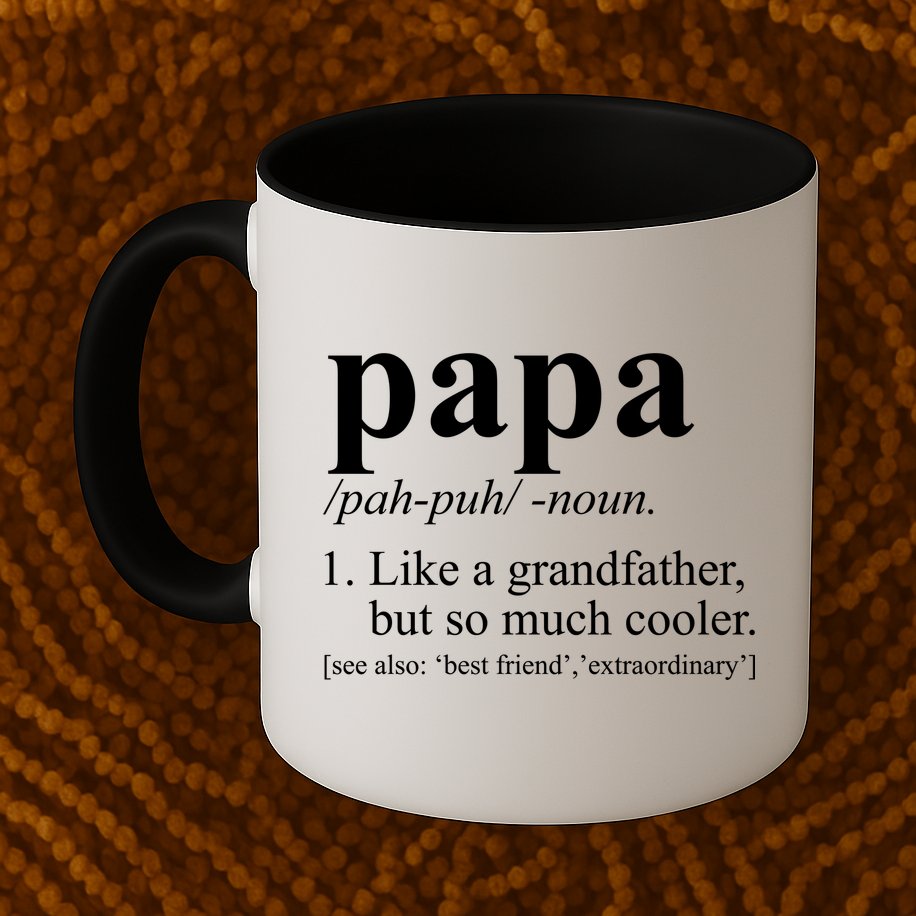 Funny Papa Definition Like A Grandfather Mug