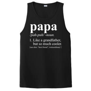 Funny Papa Definition Like A Grandfather PosiCharge Competitor Tank