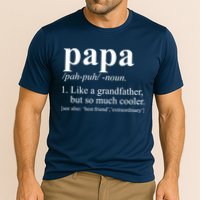 Funny Papa Definition Like A Grandfather Performance Shirt