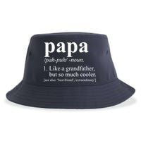 Funny Papa Definition Like A Grandfather Sustainable Bucket Hat