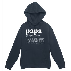 Funny Papa Definition Like A Grandfather Urban Pullover Hoodie