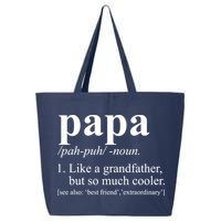 Funny Papa Definition Like A Grandfather 25L Jumbo Tote