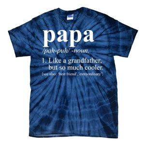 Funny Papa Definition Like A Grandfather Tie-Dye T-Shirt