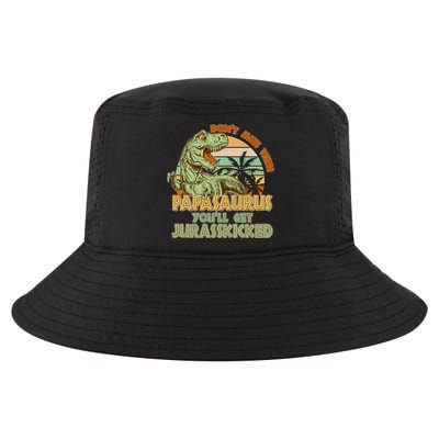 Funny Papa Don't Mess With Papasaurus Cool Comfort Performance Bucket Hat