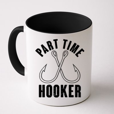Funny Part Time Hooker Fishing Fan Mug