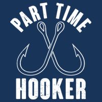 Funny Part Time Hooker Fishing Fan 16 in Basic Backpack