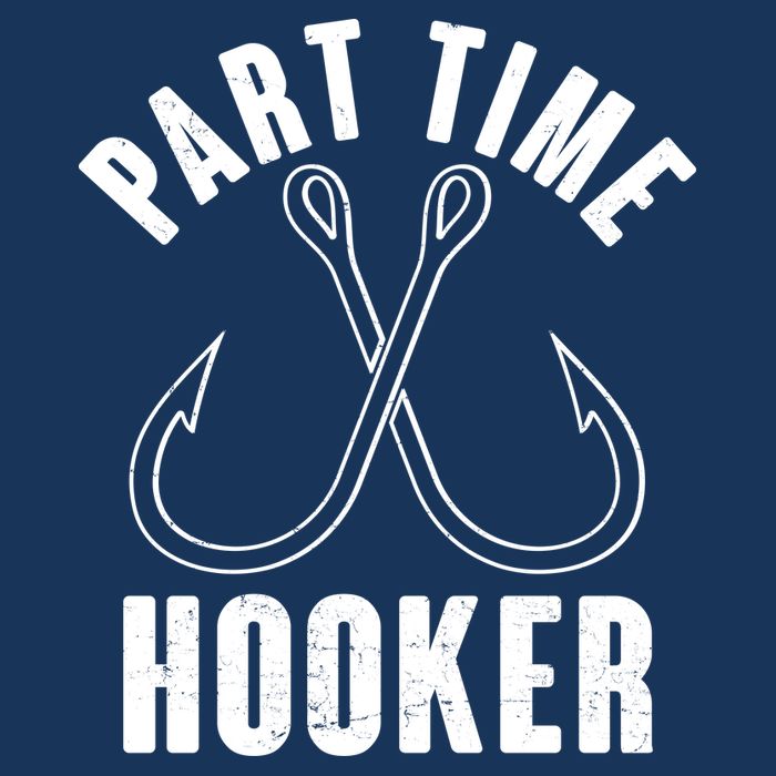 Funny Part Time Hooker Fishing Fan 16 in Basic Backpack
