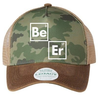 Funny Periodic Table Elements Be Er Beer Legacy Tie Dye Trucker Hat