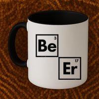 Funny Periodic Table Elements Be Er Beer Mug