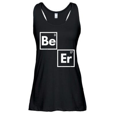 Funny Periodic Table Elements Be Er Beer Ladies Essential Flowy Tank