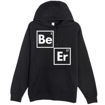 Funny Periodic Table Elements Be Er Beer Premium Pullover Hoodie