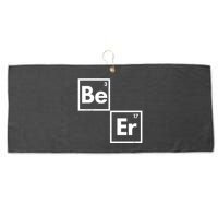 Funny Periodic Table Elements Be Er Beer Large Microfiber Waffle Golf Towel