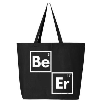 Funny Periodic Table Elements Be Er Beer 25L Jumbo Tote