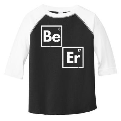 Funny Periodic Table Elements Be Er Beer Toddler Fine Jersey T-Shirt