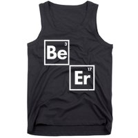 Funny Periodic Table Elements Be Er Beer Tank Top