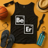 Funny Periodic Table Elements Be Er Beer Tank Top