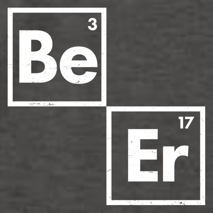 Funny Periodic Table Elements Be Er Beer Vector Backpack