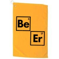 Funny Periodic Table Elements Be Er Beer Golf Towel