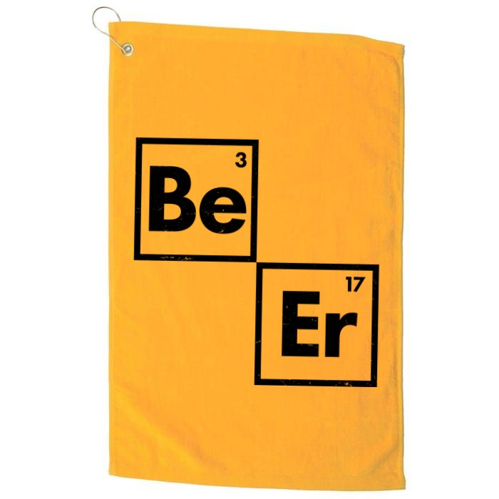 Funny Periodic Table Elements Be Er Beer Golf Towel
