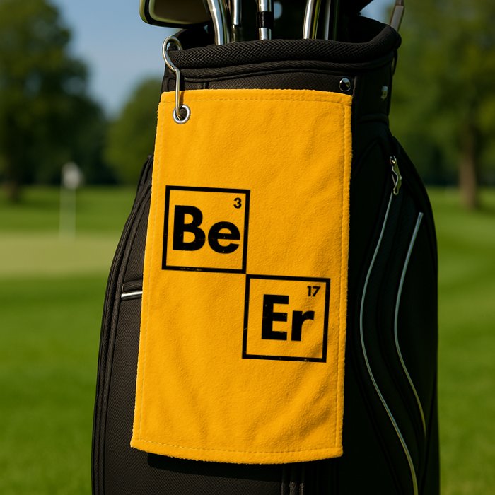 Funny Periodic Table Elements Be Er Beer Golf Towel